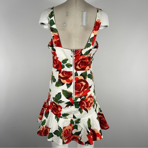 Flying Tomato Vibrant Red Floral Mini Dress - Picture 3 of 9